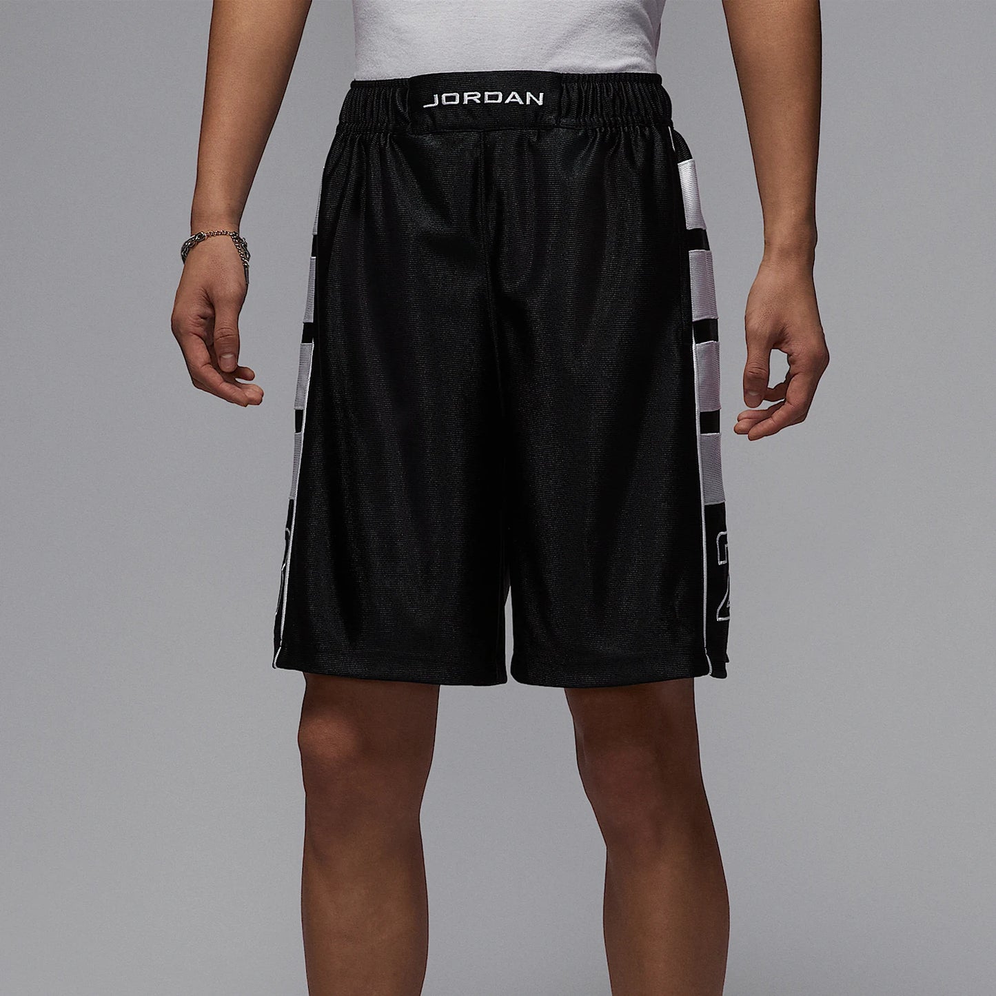 Nike genuine Jordan Men's Basketball Breathable Patchwork Shorts HV0561-011