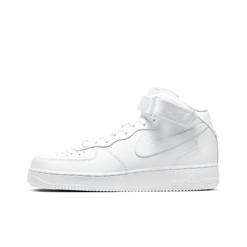 Nike Air Force 1 07 Men Skateboarding Shoes Mid Top Outdoor Fabric Synthetic Leather Designer Shoes