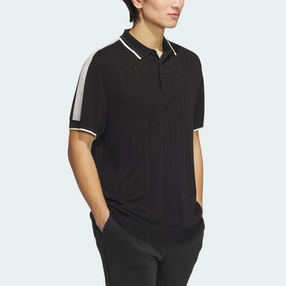 Adidas genuine summer new men's golf knitted polo shirt JG1359