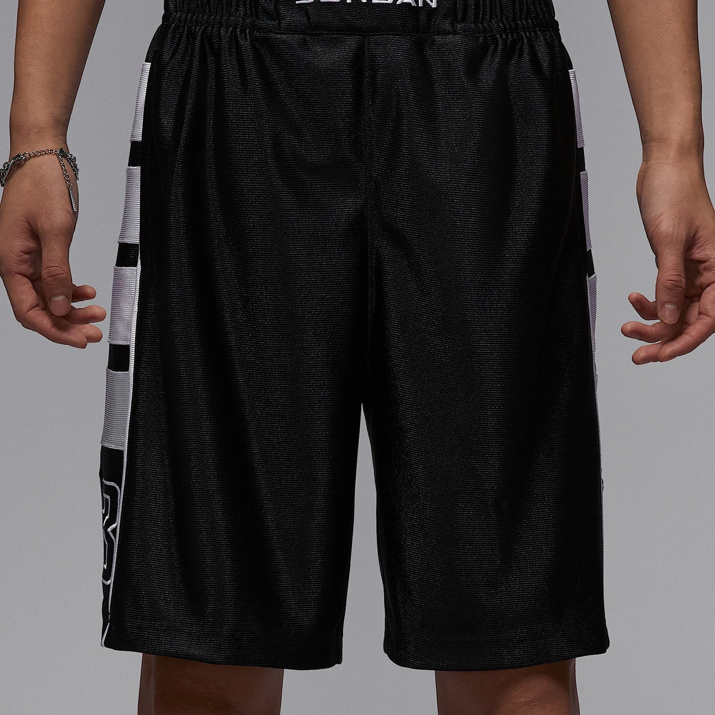 Nike genuine Jordan Men's Basketball Breathable Patchwork Shorts HV0561-011