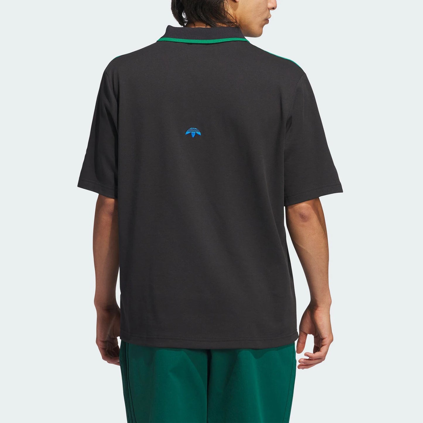 Adidas Originals Men's Fashion Collar Simple Polo Shirt JE6721